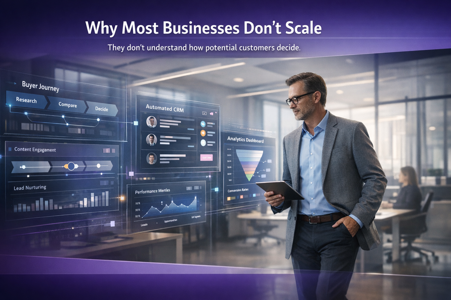 Why Most Businesses Dont Scale They don’t understand how potential customers decide.