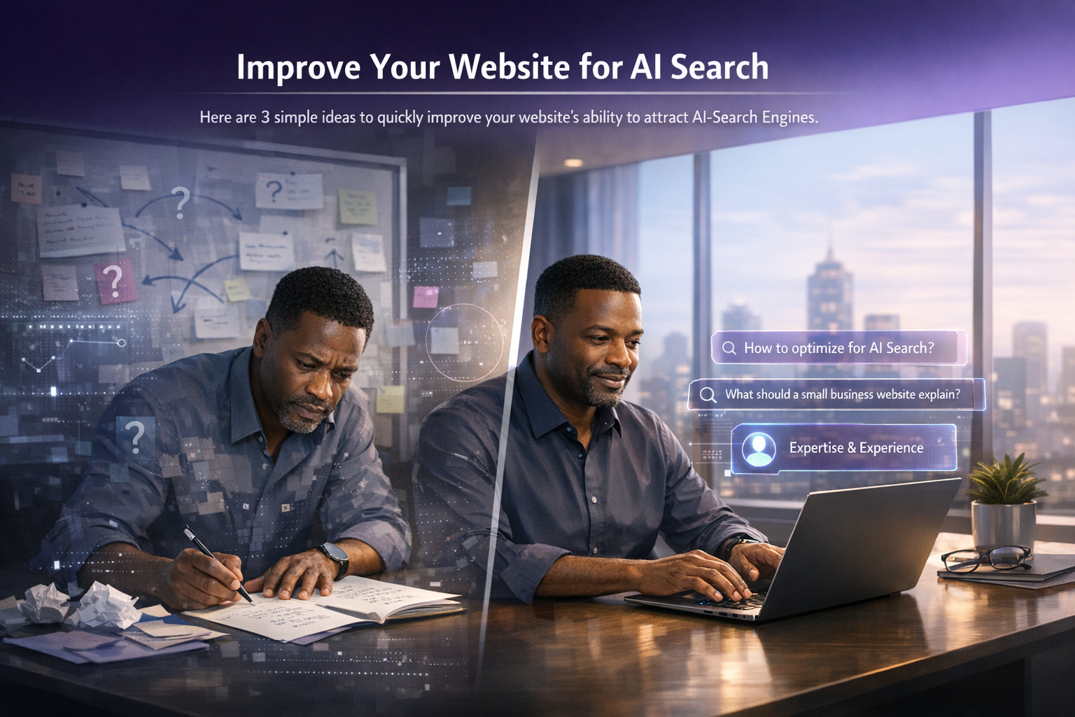 Improve Your Website for AI Search Here are 3 simple ideas to quickly improve your website’s ability to attract AI-Search Engines.