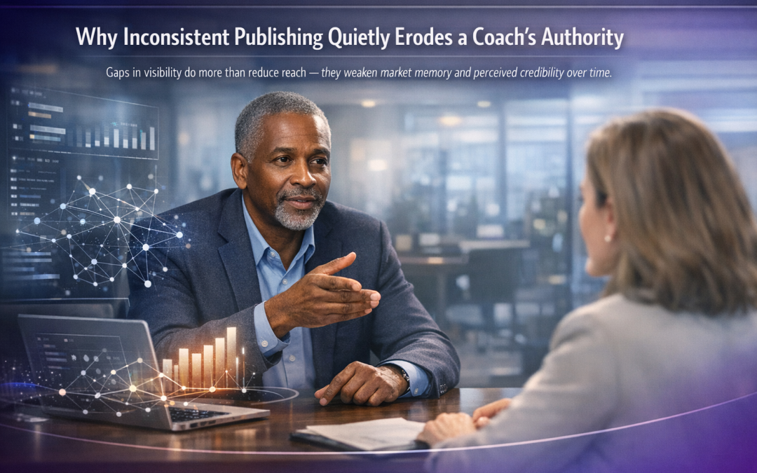 Why Inconsistent Publishing Quietly Erodes a Coach’s Authority