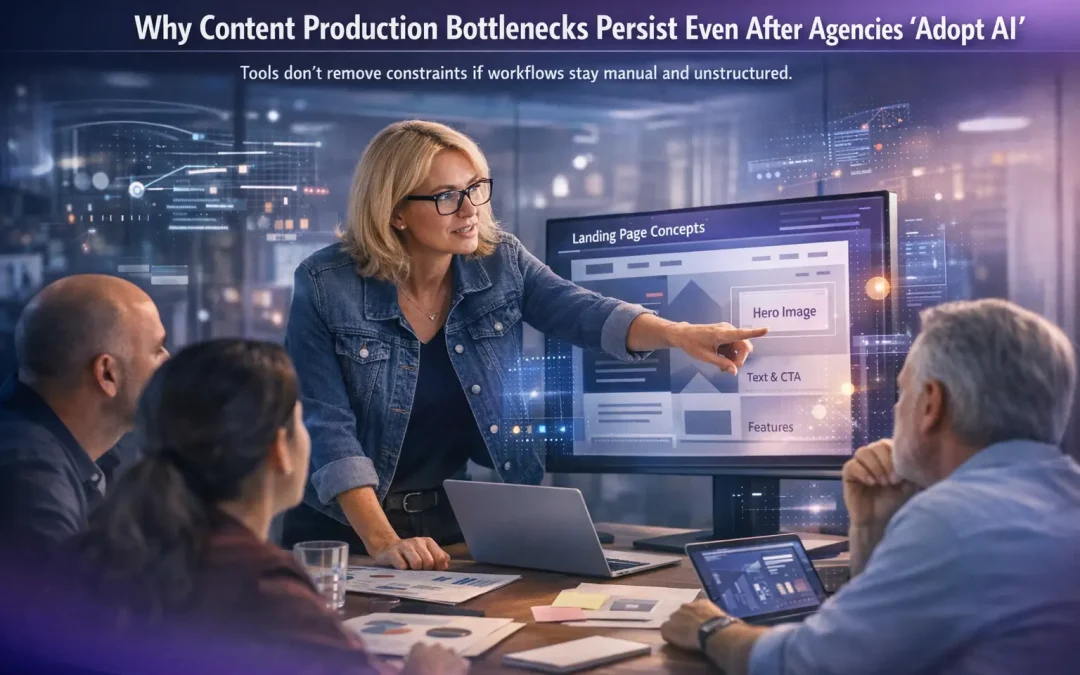 Why Content Production Bottlenecks Persist After AI Adoption